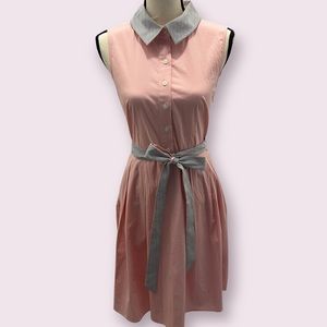 cute & light dress with stripped accent